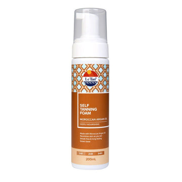 Le Tan Self Tanning Foam Moroccan Argan Oil 200ml